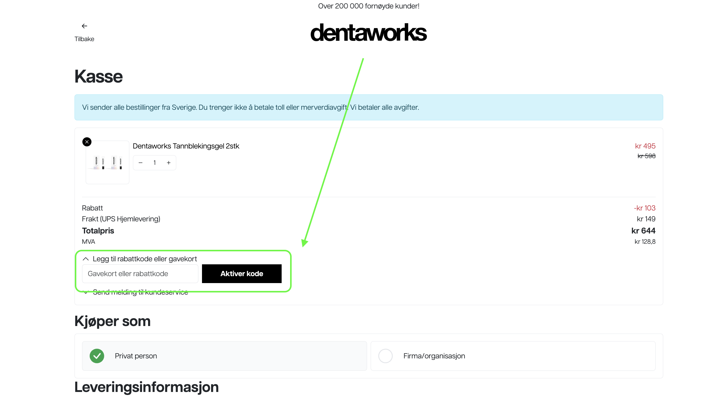 Dentaworks Rabattkode